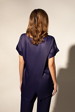 Блуза с диагональной спиной